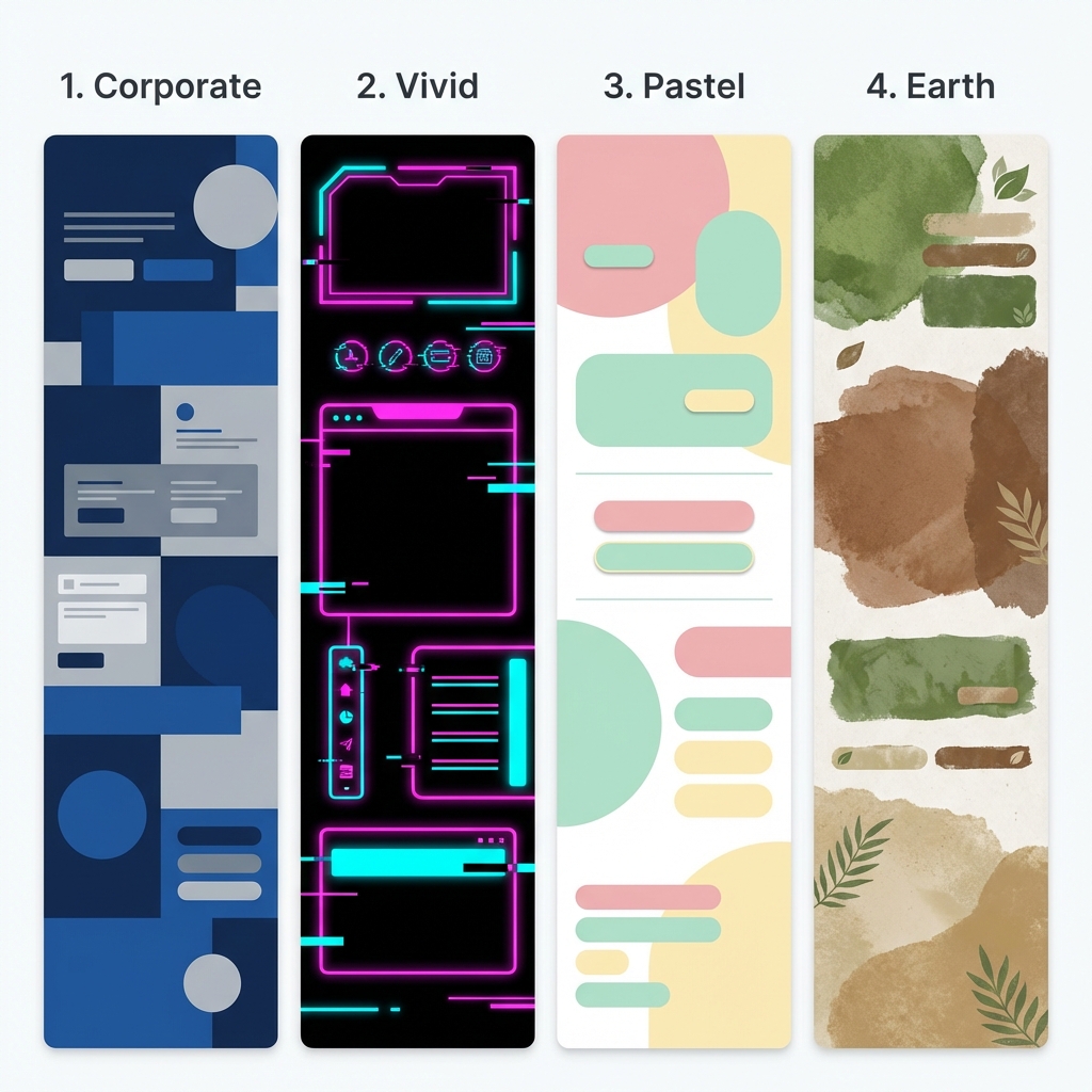 配色パターン例